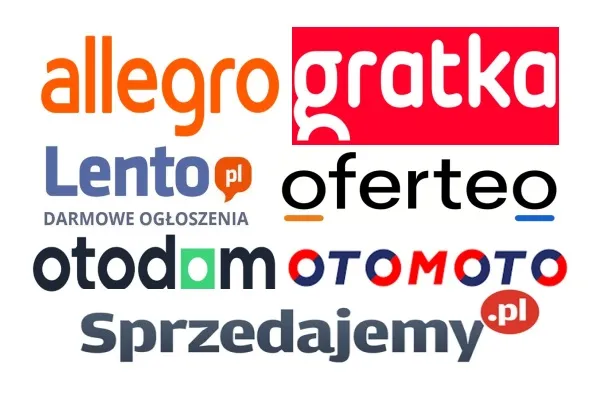 Logotipi vodećih stranica s oglasima u Poljskoj